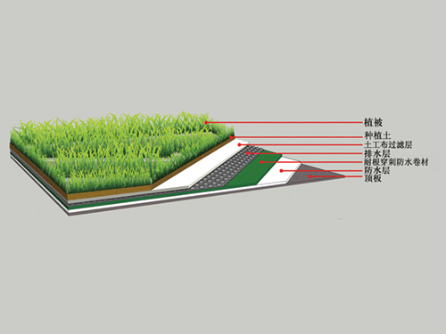 種植屋面耐根穿刺（銅胎基、化學(xué)阻根）防水卷材